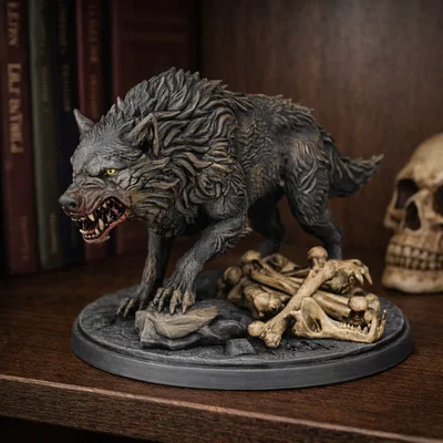 Mô hình Dire Wolf 3D tinh xảo cho Dungeons and Dragons