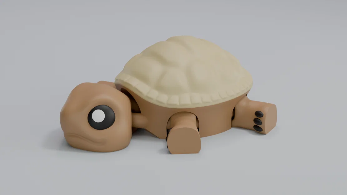 Rùa Sa Mạc – Figure Flexi Khớp Nối (Articulated) | Desert Tortoise - Image 3