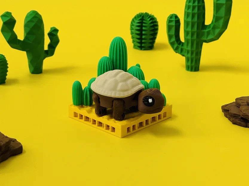 Rùa Sa Mạc – Figure Flexi Khớp Nối (Articulated) | Desert Tortoise - Image 5