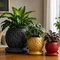 NORA Pflanzentopf – Chậu cây/Chậu bọc họa tiết ornament (STL) - Thumbnail 3