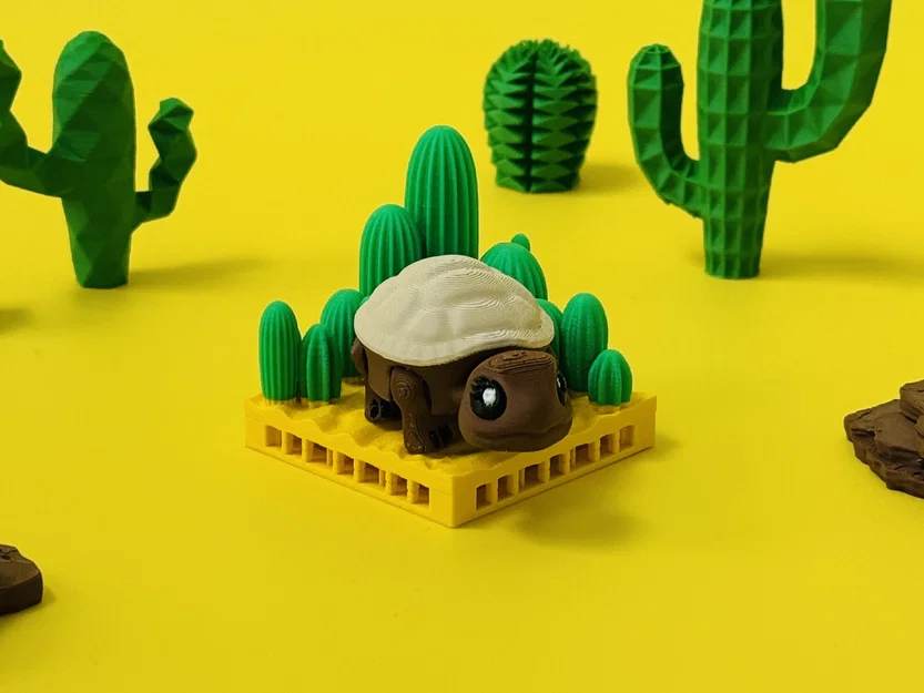 Rùa Sa Mạc – Figure Flexi Khớp Nối (Articulated) | Desert Tortoise - Image 9