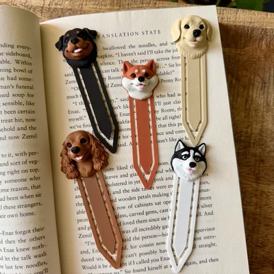 Bộ Sưu Tập Bookmark Đầu Chó – Phiên Bản Thè Lưỡi
