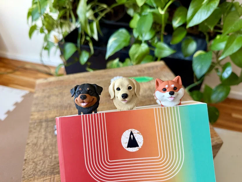 Bộ Sưu Tập Bookmark Đầu Chó – Phiên Bản Thè Lưỡi - Image 2