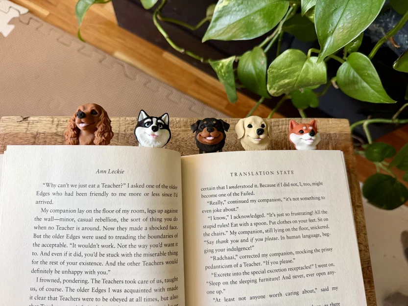 Bộ Sưu Tập Bookmark Đầu Chó – Phiên Bản Thè Lưỡi - Image 3