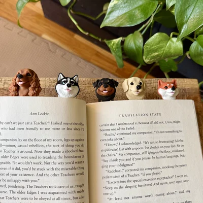 Bộ Sưu Tập Bookmark Đầu Chó – Phiên Bản Thè Lưỡi