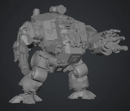 Mô hình 3D Redemptor Dreadnought cho Warhammer 40k - Image 1