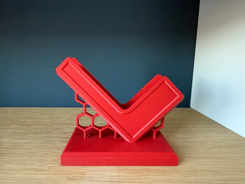 Giá đỡ danh thiếp họa tiết tổ ong - Business Card Holder Hex - Image 2