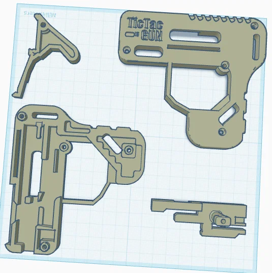 Súng bắn kẹo Tic Tac Gun in 3D độc đáo giải trí thú vị - Image 1