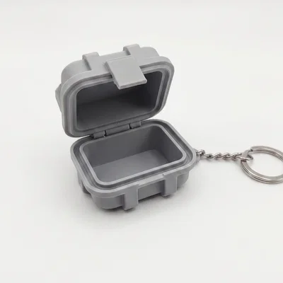 Móc khóa hộp đựng Mini Rugged Box Keychain