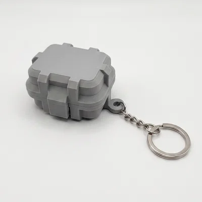 Móc khóa hộp đựng Mini Rugged Box Keychain