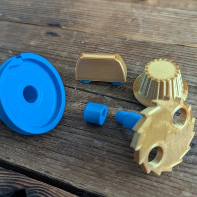 Fidget rattle – đồ chơi fidget ratchet một chiều, click đã tai