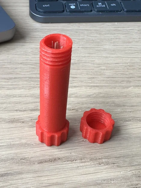 Hộp đựng tăm 3D thiết kế nắp vặn chắc chắn tiện lợi - Image 2