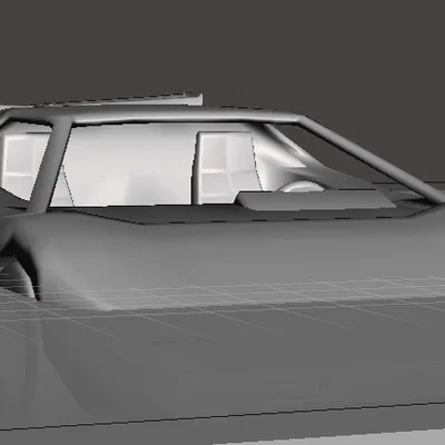 Lamborghini Countach Print-In-Place (in liền khối, bánh xe chạy)
