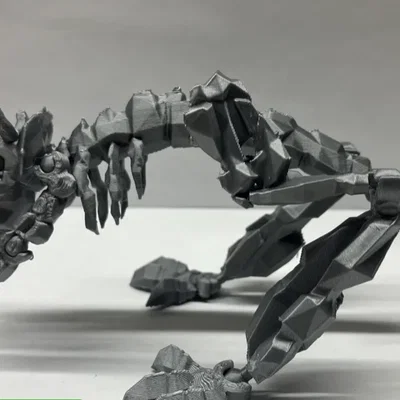Mô hình Skelemagmon 3D - Nhân vật ấn tượng từ thế giới VR