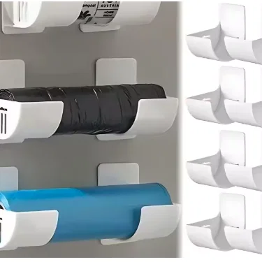 Giá treo túi rác dán keo gắn tường – Không khoan, gọn chỗ & bền chắc
