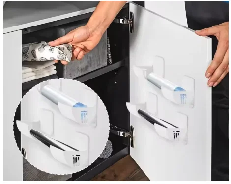 Giá treo túi rác dán keo gắn tường – Không khoan, gọn chỗ & bền chắc - Image 2
