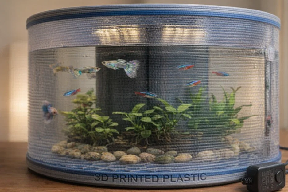 Bể cá từ spool (spool fish tank) - Image 1