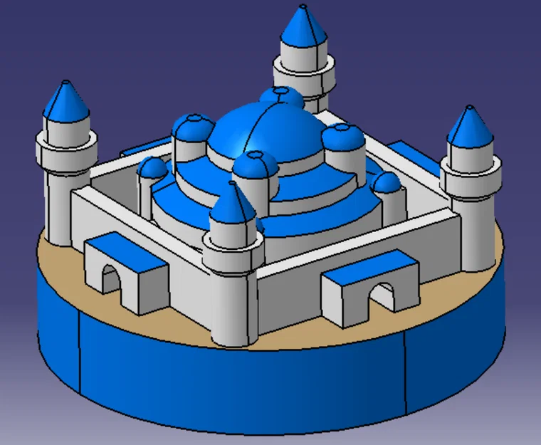 Bộ Quân Cờ Catan Chủ Đề Seljuk Độc Đáo - In 3D Đẹp Mắt - Image 1