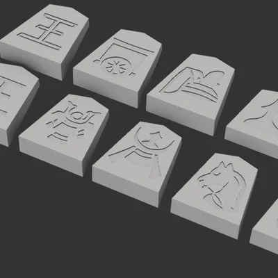 Bộ quân Shogi (quốc tế - không Kanji)