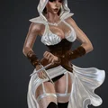 Mô hình 3D nhân vật nữ sát thủ (Assassin Girl) cực chất cho game thủ - Thumbnail 3