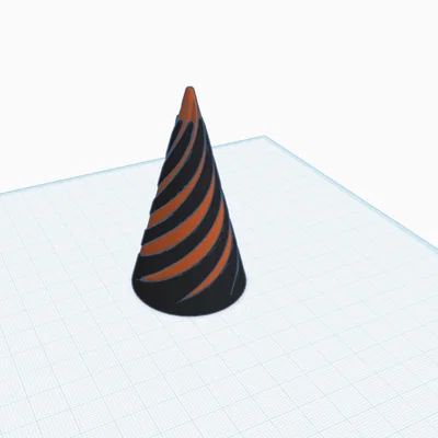 Mô hình hình nón xoắn (Spiral Cone Fidget) giải tỏa căng thẳng