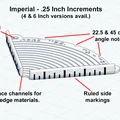 Template Stencil Bo Góc Lõm (Concave) - Bản Metric & Imperial - Thumbnail 3