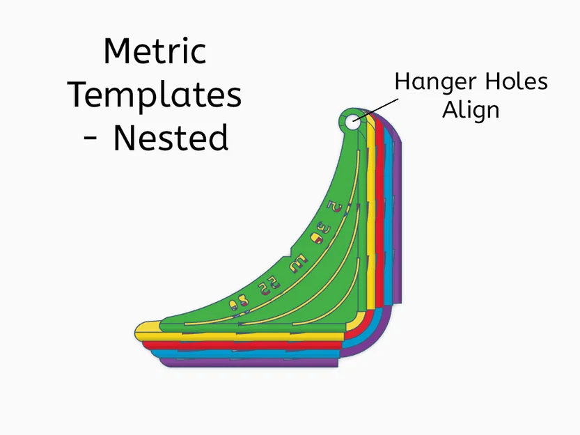 Template lấy dấu bán kính góc bo tròn – Inch/Imperial & Metric - Image 11