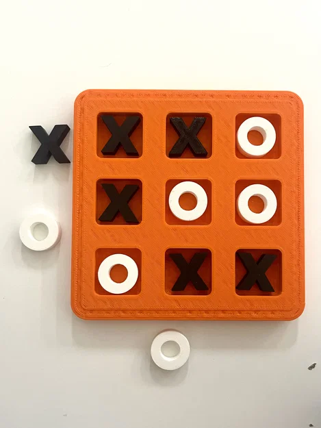 Bộ cờ Caro 3D (Tic-Tac-Toe) hỗ trợ người chơi vận động đặc biệt - Image 1