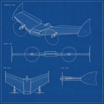 Sky Shadow S800 Tailsitter – Bộ parts chuyển sang dual-tractor