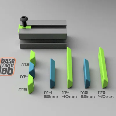 Đai ốc Universal 2020 T-Slot/V-Slot M3/M4/M5 Double Thread cho Alu_Profile