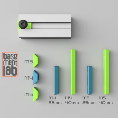 Đai ốc Universal 2020 T-Slot/V-Slot M3/M4/M5 Double Thread cho Alu_Profile