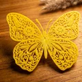 Tranh Treo Tường Bướm Vàng Hoa Văn Mandala Tinh Xảo 3D - Thumbnail 3