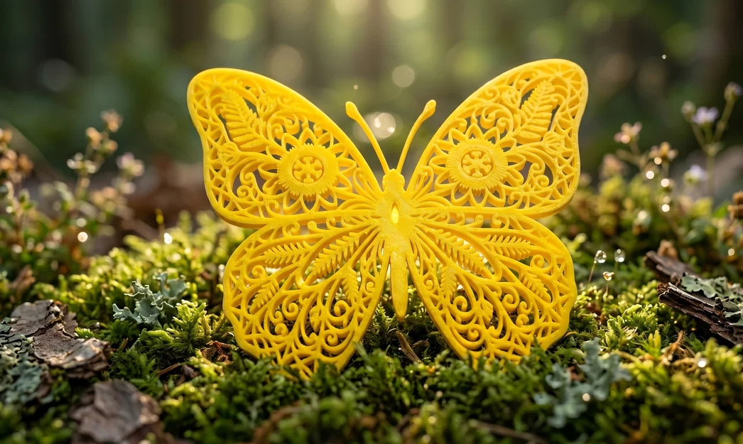 Tranh Treo Tường Bướm Vàng Hoa Văn Mandala Tinh Xảo 3D - Image 4