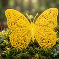 Tranh Treo Tường Bướm Vàng Hoa Văn Mandala Tinh Xảo 3D - Thumbnail 4