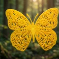 Tranh Treo Tường Bướm Vàng Hoa Văn Mandala Tinh Xảo 3D - Thumbnail 5