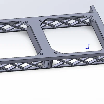 Holder quạt (Fan holder) cho 2 quạt gắn trên tủ rack