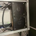 Holder quạt (Fan holder) cho 2 quạt gắn trên tủ rack - Thumbnail 3