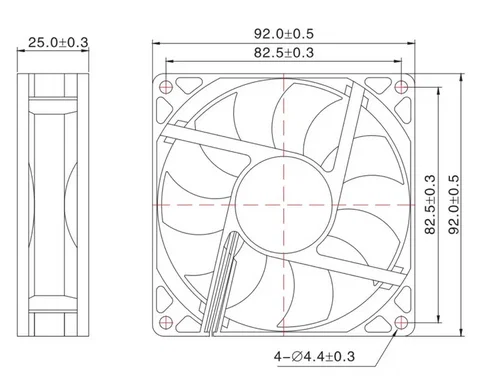 Holder quạt (Fan holder) cho 2 quạt gắn trên tủ rack - Image 4
