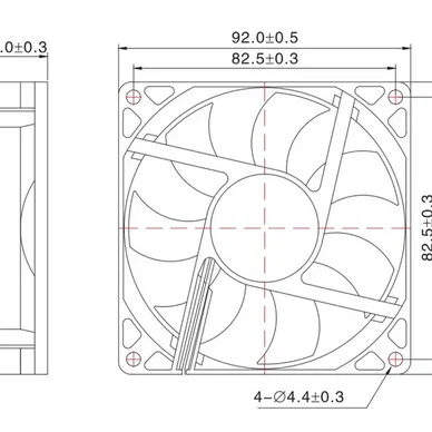 Holder quạt (Fan holder) cho 2 quạt gắn trên tủ rack