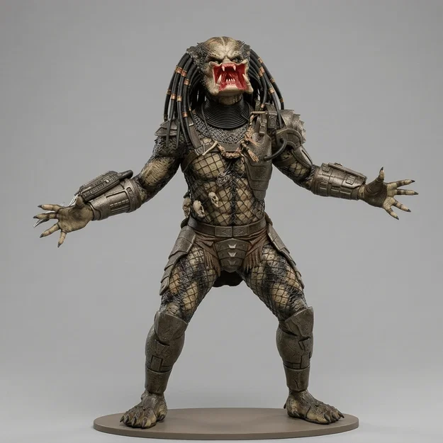 Mô hình 3D Predator 1987: Tái hiện huyền thoại quái thú săn mồi - Image 1