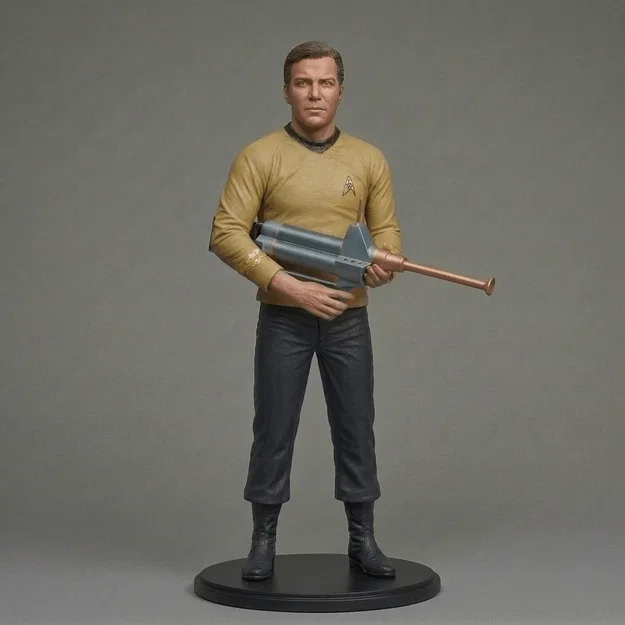 Mô hình 3D Thuyền trưởng James T. Kirk (1966) - Star Trek Figure - Image 1