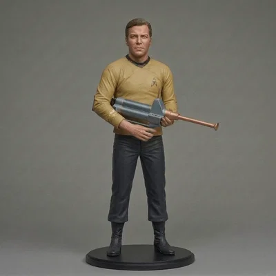 Mô hình 3D Thuyền trưởng James T. Kirk (1966) - Star Trek Figure
