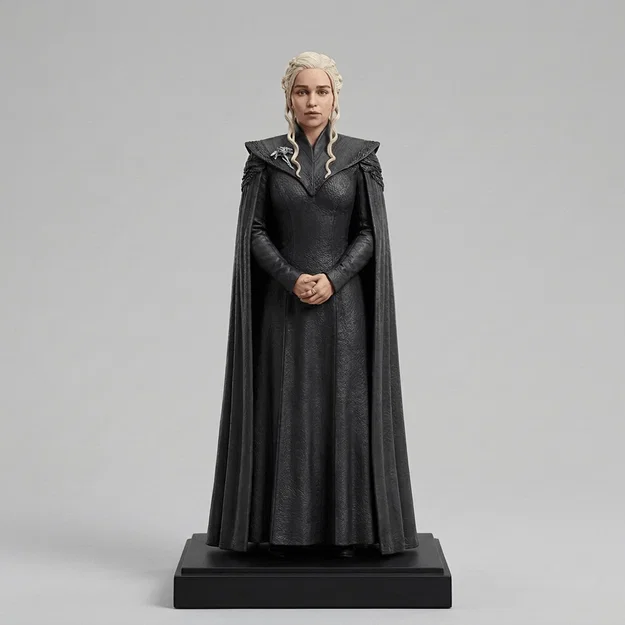 Mô hình 3D Daenerys Targaryen - Mẹ Rồng Game of Thrones chi tiết - Image 1