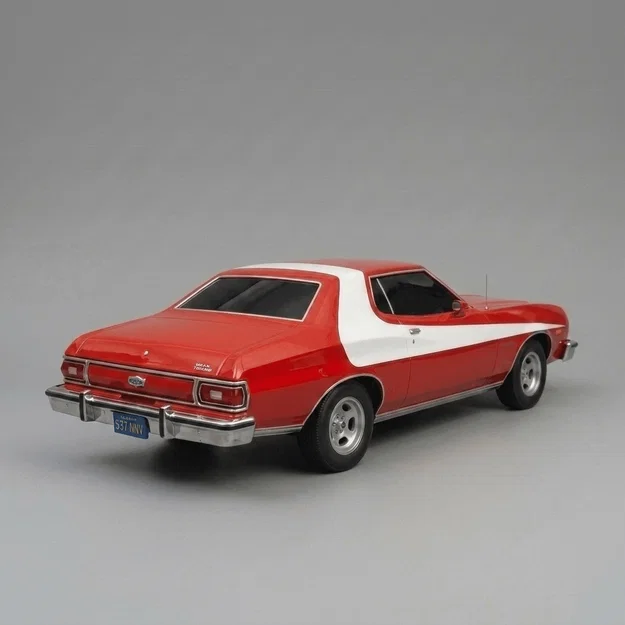 Mô hình 3D Starsky & Hutch 1975: Nhân vật và xe hơi huyền thoại - Image 4