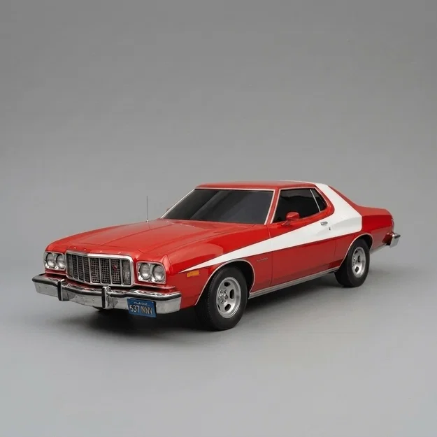 Mô hình 3D Starsky & Hutch 1975: Nhân vật và xe hơi huyền thoại - Image 5