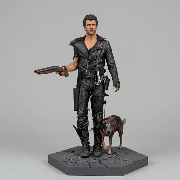 Mô hình 3D Mad Max: Road Warrior (1981) - In mô hình nhân vật đẹp - Image 1