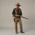 Mô hình 3D John Wayne - "The Duke" kinh điển cho người sưu tầm - Thumbnail 1