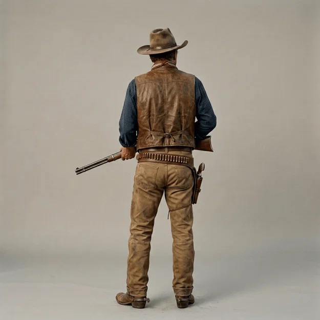 Mô hình 3D John Wayne - "The Duke" kinh điển cho người sưu tầm - Image 2