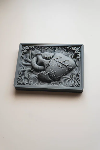 Trái tim – Bas Relief Art Đồng Bộ - Image 2
