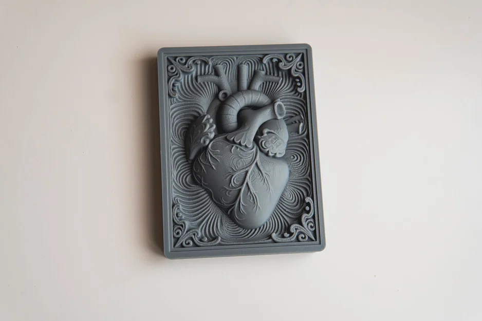 Trái tim – Bas Relief Art Đồng Bộ - Image 4